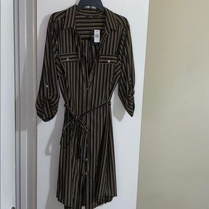 Women’s mlle Gabrielle striped shirt dress
